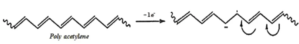 Poly acetylene reduction mechanism step 1