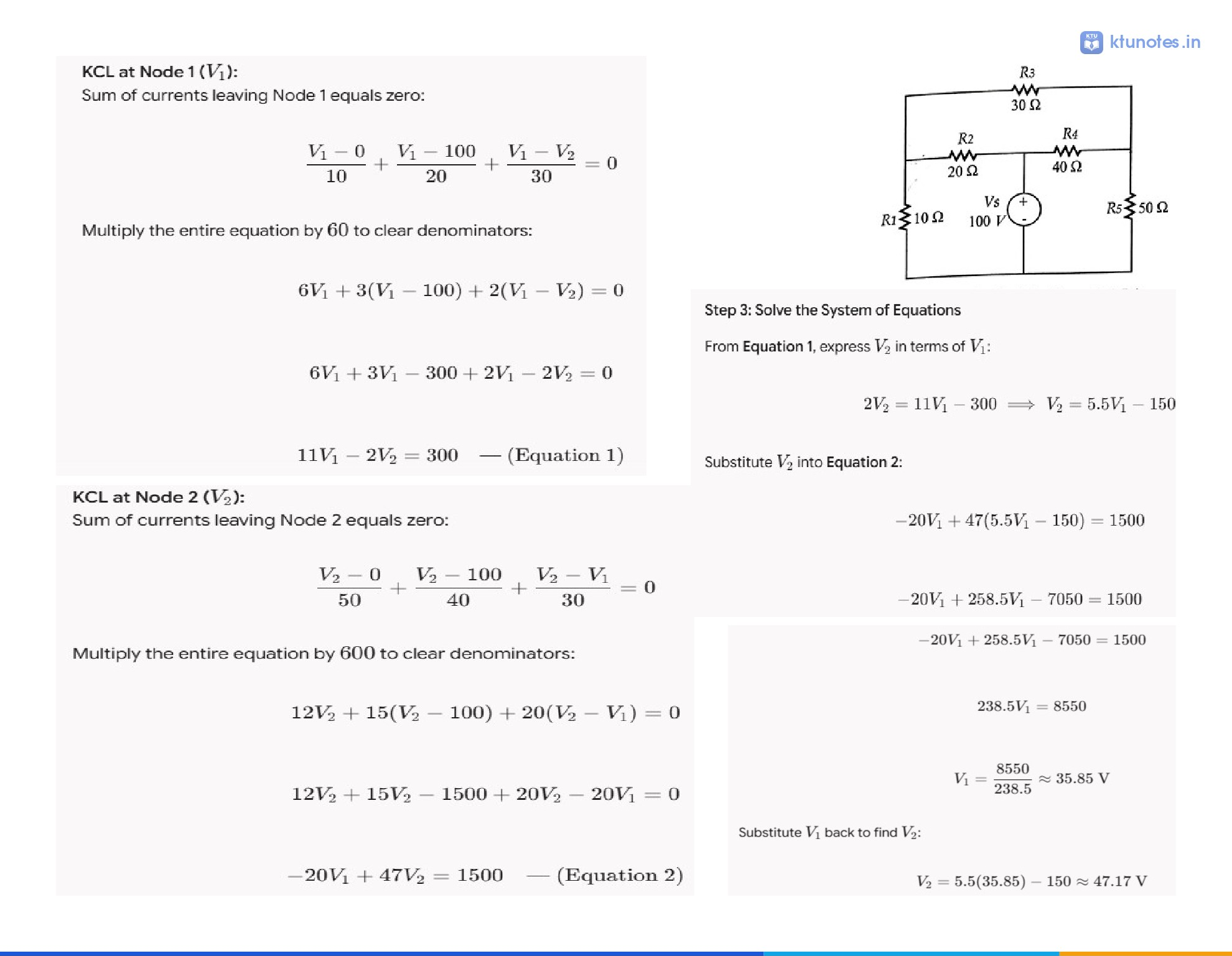 Two alternative circuit symbols for an ideal voltage source between terminals A and B