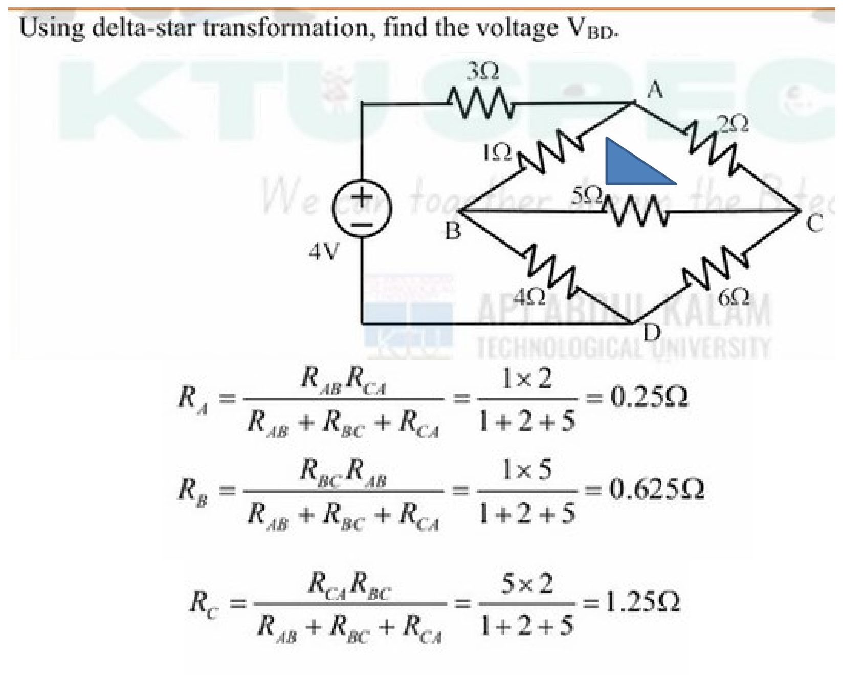 Current source to voltage source transformation diagram