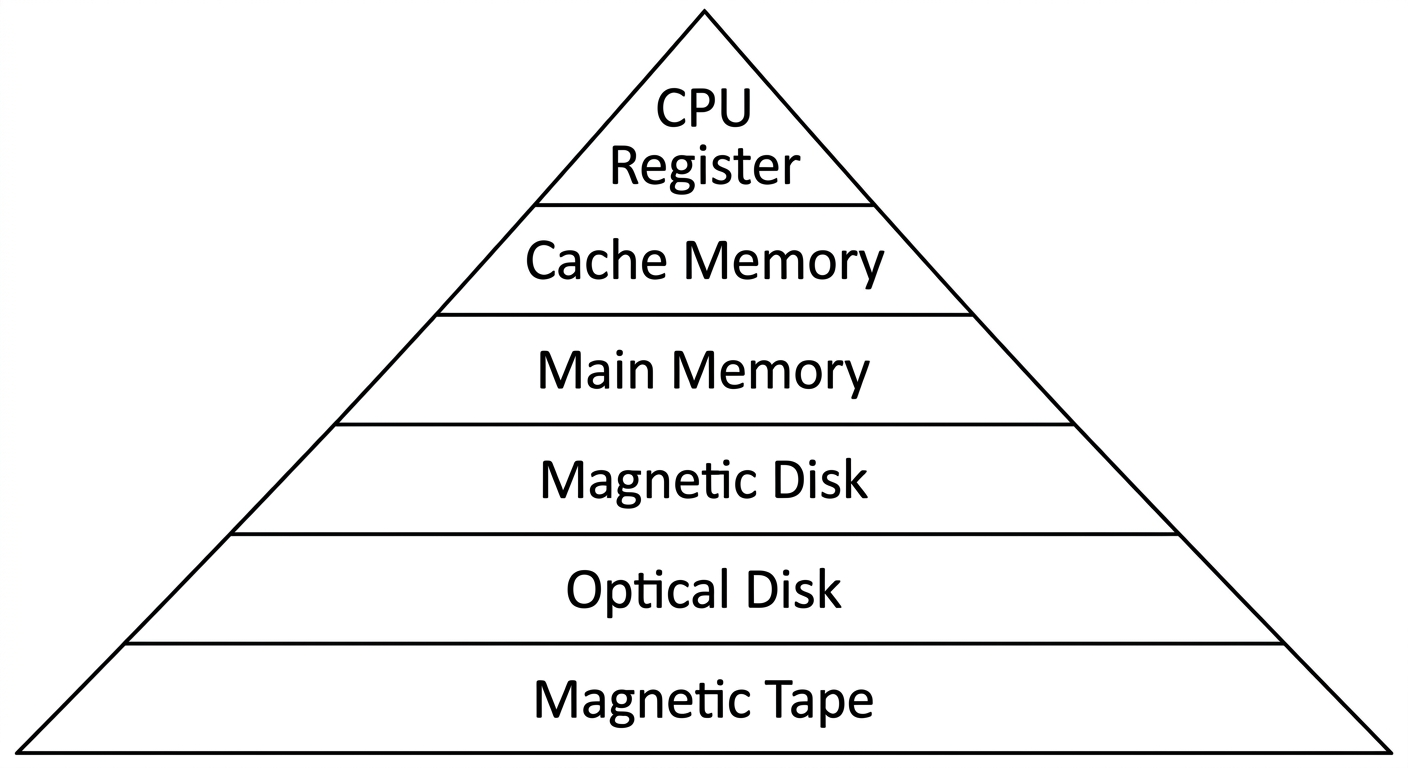 Memory Hierarchy pyramid